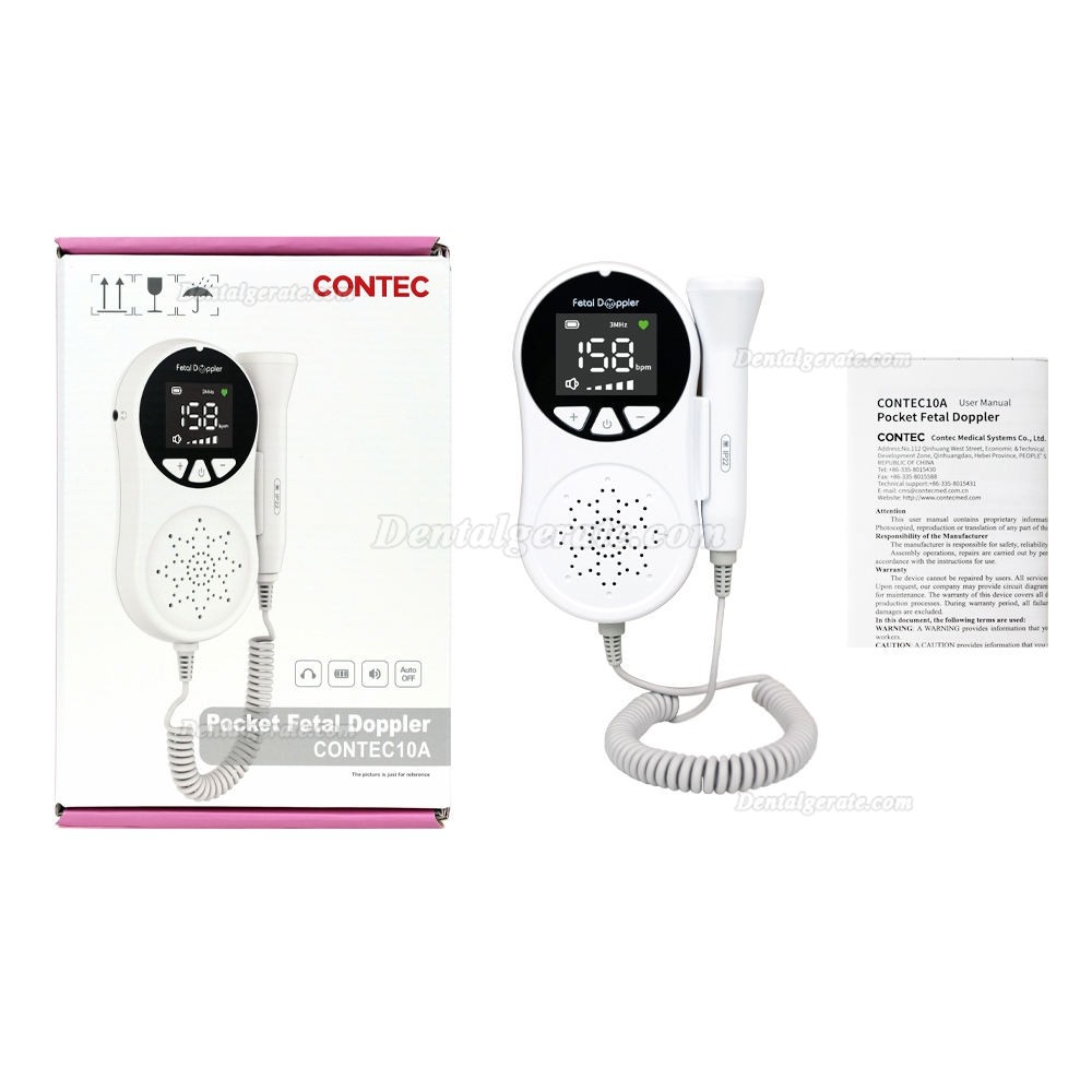 CONTEC 10A(LED) F&ouml;tus herzfrequenz-detektor / Herzschlag Ger&auml;t Baby